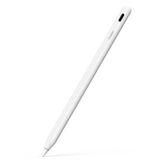Metapen Pencil A8 iPad penn / stylus – hurtiglading via USB C og magnetisk feste Hvit