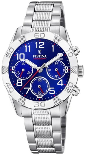 Festina Herreklokke F20345 2 Sport Blå/Stål Ø36 mm