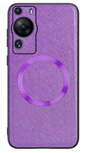 INCOVER Huawei P60 Pro Plast Deksel med Grov Tekstur - MagSafe-Kompatibel - Lilla