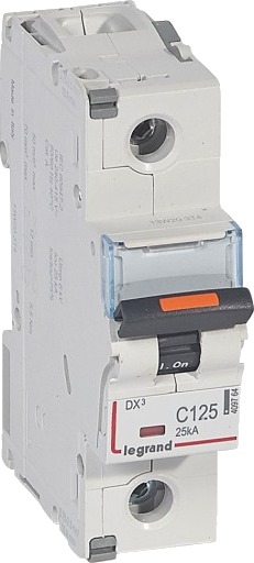 Legrand DX3 MCB automatsikring C125 1P 1M 25kA
