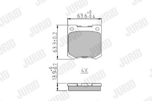 Bremseklosser JURID 573961J Bremseklosser JURID 573961J