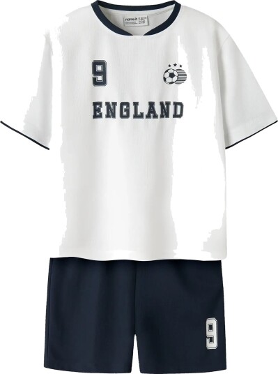Name It Nknhiteam Short Set White 116