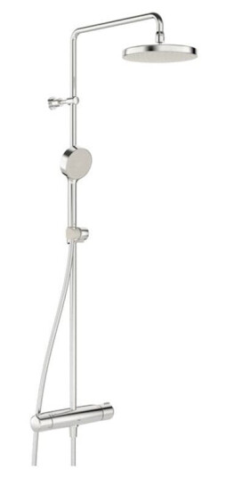 Oras Armatur Nova Rain Takdusjpakke med Termostat Krom