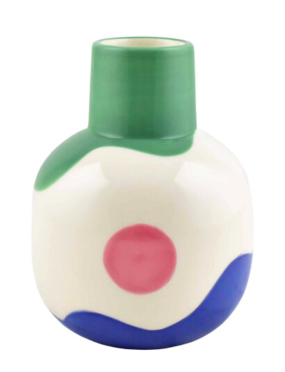 Que Rico Vase - Rosita - A Dulce Dream - Multi/patterned - 16 CM Que Rico Vase - Rosita - A Dulce Dream - Multi/patterned - 16 CM