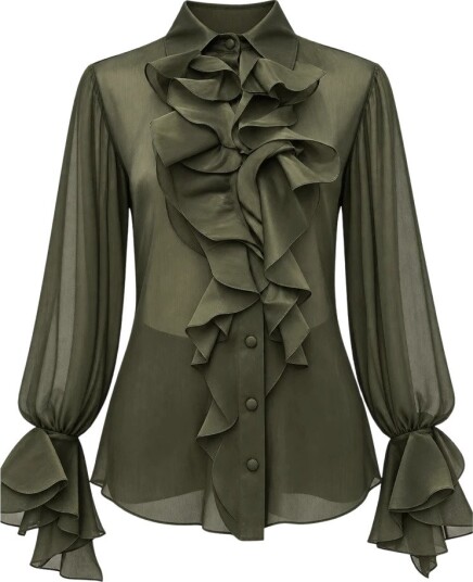 Actualee Dame Bluser & Skjorter Grønn 2XS, Actualee Dame Bluser & Skjorter Grønn 2XS,