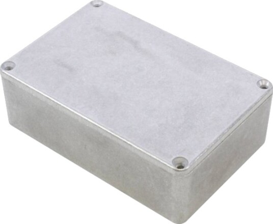 Hammond Electronics 1590B3 116 × 77 × 38 mm Trykkstøpt Aluminium Natur Kabinett