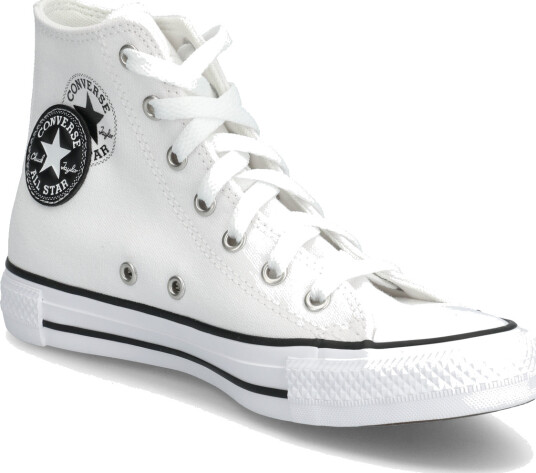 Converse Ctas Hi White/Black/White White 39