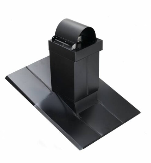 Takinndekning for stålpiper - Firkantet 10-45 grader høyde 80-150cm Modulex 150 Takinndekning for stålpiper - Firkantet 10-45 grader høyde 80-150cm Modulex 150