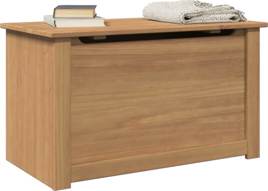 Putekasse med lokk Panama 79x42x46 cm heltre furu