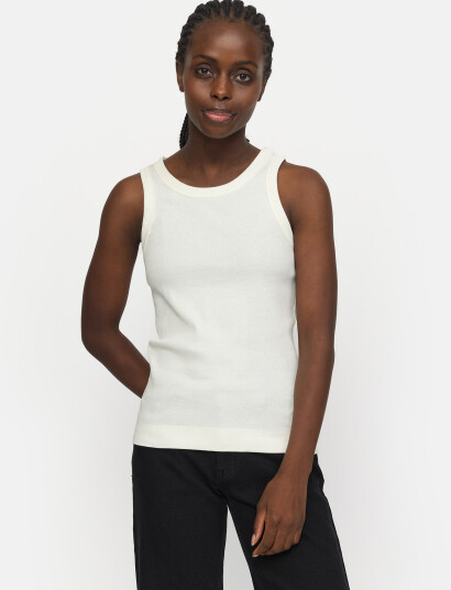 Soft Rebels Sradelynn Tank Top Gots - White - XS
