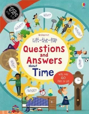 Lift-The-Flap Questions And Answers About Time Av Katie Daynes