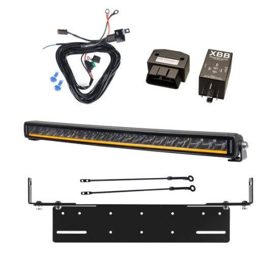 Ekstralys PURELUX Black X Slim C520 Curved / 52 cm / 105W 1 stk Komplett pakke med justerbar ekstralysholder + XBB Dongle & PowerUnit Ekstralys PURELUX Black X Slim C520 Curved / 52 cm / 105W 1 stk Komplett pakke med justerbar ekstralysholder + XBB Dongle & PowerUnit