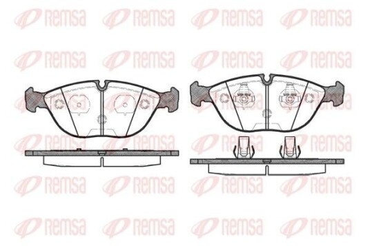 Bremseklosser REMSA 0597.00