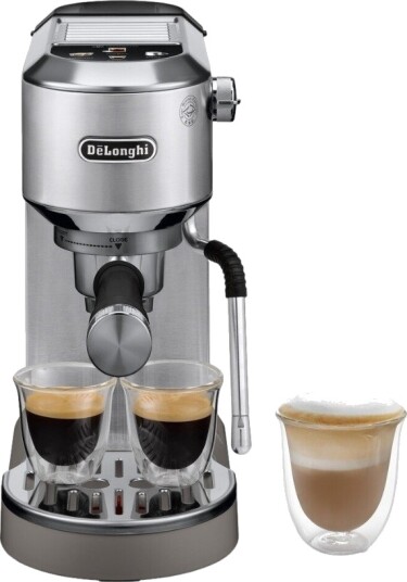 DeLonghi Dedica Duo EC890 Espressomaskin med 15 bars trykk og stål