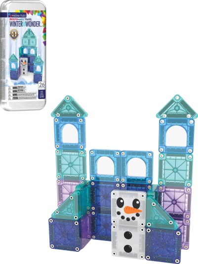 Magna-Tiles Vinter Wonderland Magnetsett - 26 Deler Byggeleker Magna-Tiles Vinter Wonderland Magnetsett - 26 Deler Byggeleker