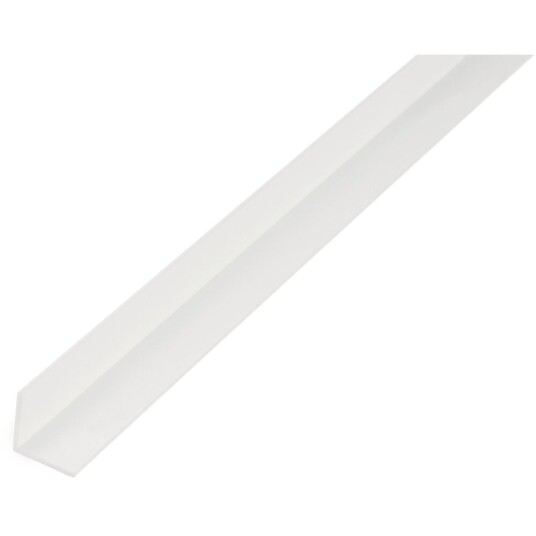 Alberts Profil PVC-vinkel 1000/25x25mm Hvit Alberts Profil PVC-vinkel 1000/25x25mm Hvit