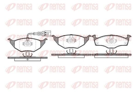 Bremseklosser REMSA 0718.11 Bremseklosser REMSA 0718.11