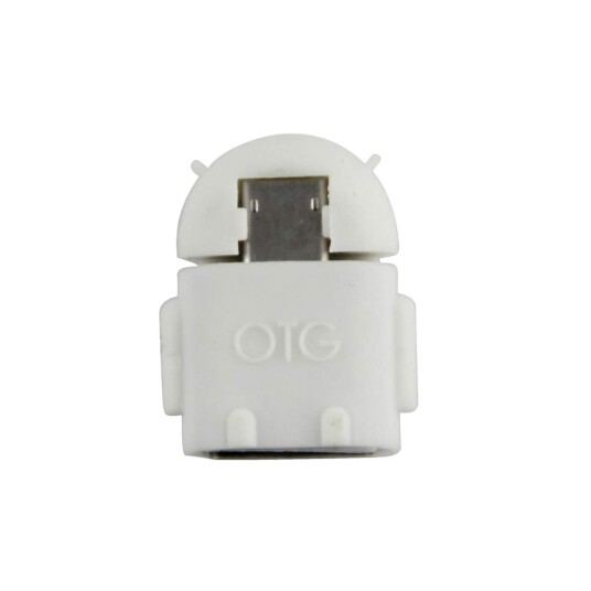 Estore OTG Adapter USB To Microusb On the go Hvit