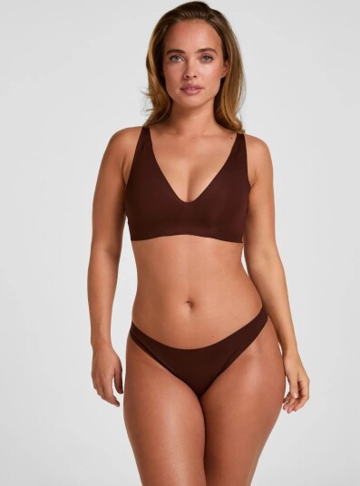 Hunkemöller Ultimate Comfort String R Brown XL