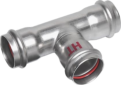 Sanha Reduksjonstilkobling T-Stykke Sanha-Nirosan Industry-Stahl Rustfritt D35x22x35