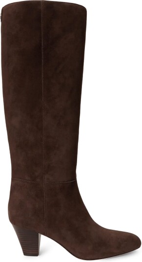 Lauren Ralph Lauren Emersyn Suede Tall Boot CHESTNUT BROWN 41 Lauren Ralph Lauren Emersyn Suede Tall Boot CHESTNUT BROWN 41