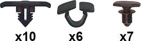 Monteringssett, motorpanser VAN WEZEL 5766797