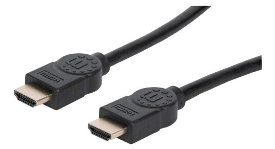 MANHATTAN Monitor cable HDMI/HDMI V2.1 M/M Ethernet 8K@60Hz HDR eARC 2m black