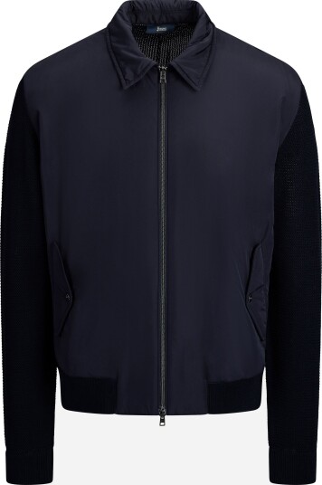 Herno Hybrid jacket 48 blå herre