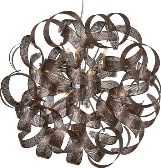 Curly Takpendel  Diameter 60 Cm  Coffee