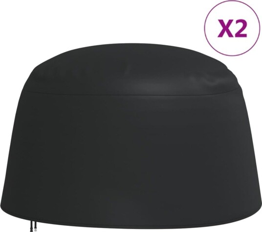 Hengende trekk eggeformet stol 2 stk Ø 190x115 cm 420D oxford
