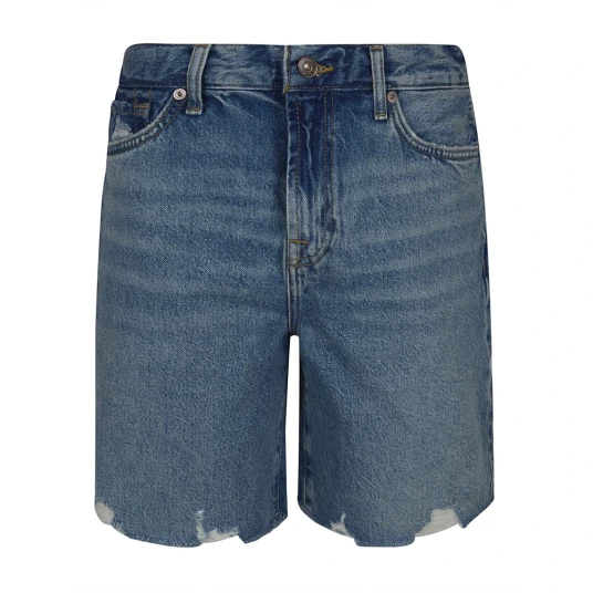 7 For All Mankind Dame Shorts Blå W26,