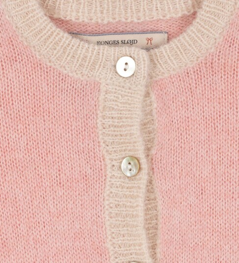Konges Sløjd Cardigan Strikk Ull Kitty Sølv Rosa Konges Sløjd 1½ år (86) Cardigan Beige