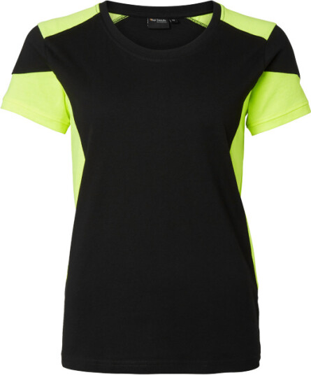 Top Swede T-Shirt 211 Dam Svart/gul Xs