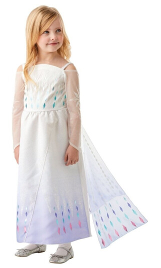 Disney Frost 2 Elsa Epilog Kjole Udklædningstøj (Str. 104 / S