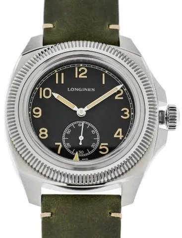 Longines Herreklokke L2.838.4.53.2 Pilot Majetek Sort/Lær Ø43 mm Longines Herreklokke L2.838.4.53.2 Pilot Majetek Sort/Lær Ø43 mm