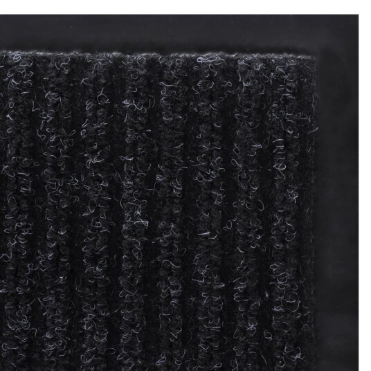 vidaXL Svart PVC Dørmatte 120 x 180 cm
