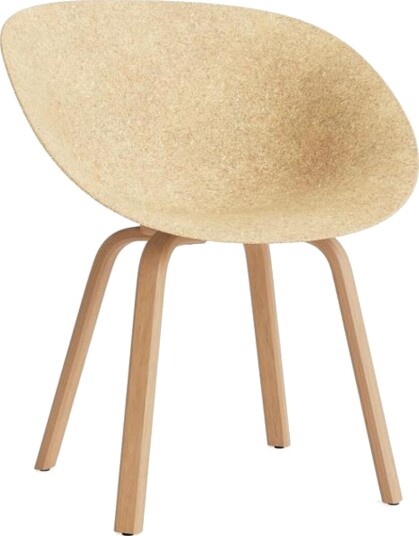 Normann Copenhagen Matt Spisestol med Armlener Hamp