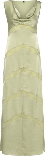 Vero Moda Vmcaro Sl Lace Detail Maxi Dress Wvn Exp   Green   XL