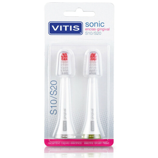 Vitis Sonic Gingival ekstra myke børstehoder