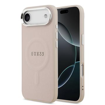 Guess iPhone Air Saffiano Hybrid deksel MagSafe Kompatibel Rosa Guess iPhone Air Saffiano Hybrid deksel MagSafe Kompatibel Rosa
