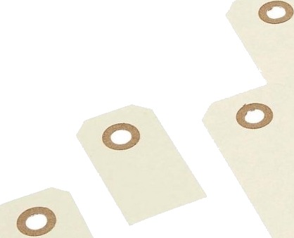 Manillamærke Natur 30Mm X 60Mm Pakke A 1000 Stk 6800300