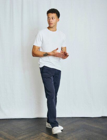 Bruun & Stengade Bs Olav Regular Fit Chinos - Navy - 29-34