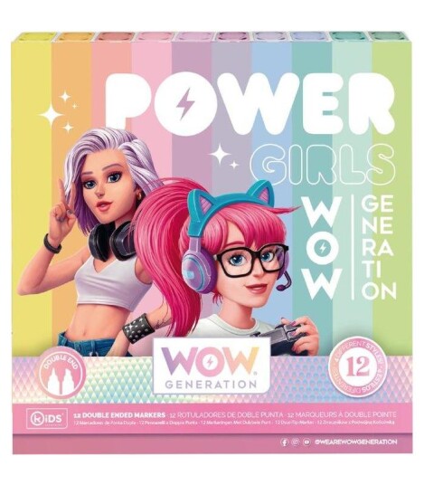 Wow Generation Double-ended Squared Markers 2111078-WOW00060-CDU Wow Generation Double-ended Squared Markers 2111078-WOW00060-CDU
