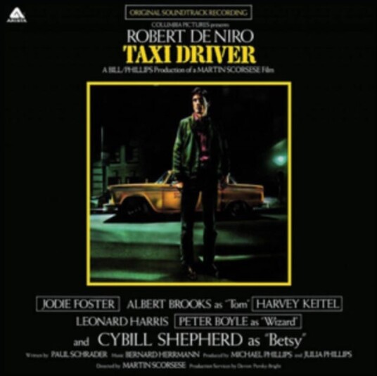Filmmusikk, Bernard Hermann Taxi Driver Original Soundtrack Recording LP/Vinyl Filmmusikk, Bernard Hermann Taxi Driver Original Soundtrack Recording LP/Vinyl
