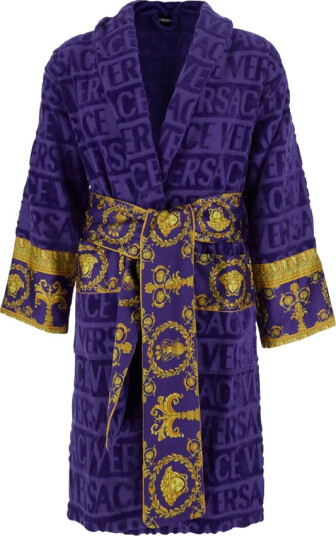 Versace Dame Natt og Loungeklær Lilla XL,