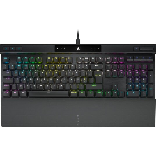 Corsair K70 Pro RGB Gamingtastatur med OPX Brytere - Nordisk - Svart