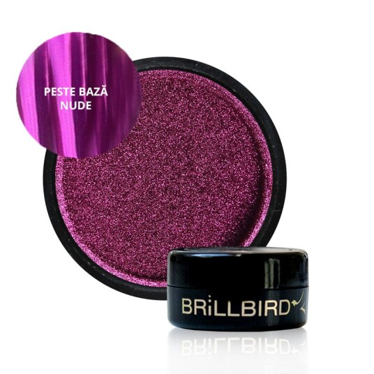 Brillbird Norge Chrome Pigment Pulver Ekstra Rosa