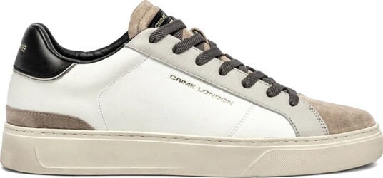Crime London Herre Sko Hvit 40 EU,