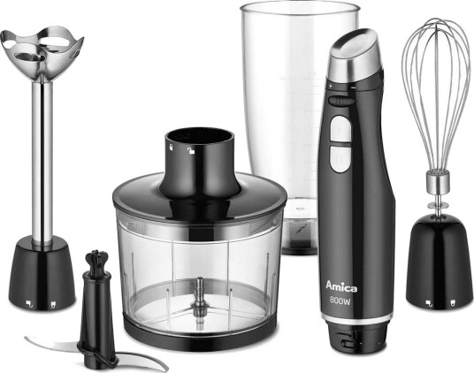 Amica BL 5014 Stavmikser med tilbehør (800W) Amica BL 5014 Stavmikser med tilbehør (800W)