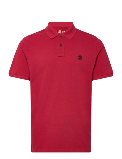 Timberland Millers River Pique Short Sleeve Polo American Beauty Red S Timberland Millers River Pique Short Sleeve Polo American Beauty Red S
